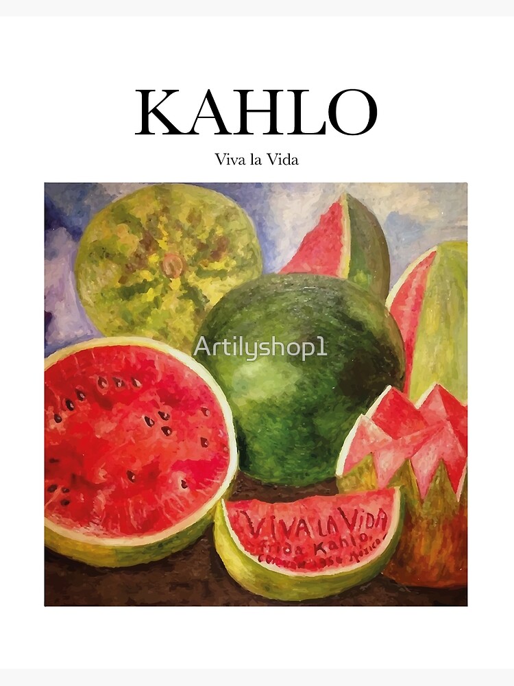 Kahlo - Viva la Vida Art Board Print for Sale by Artilyshop1