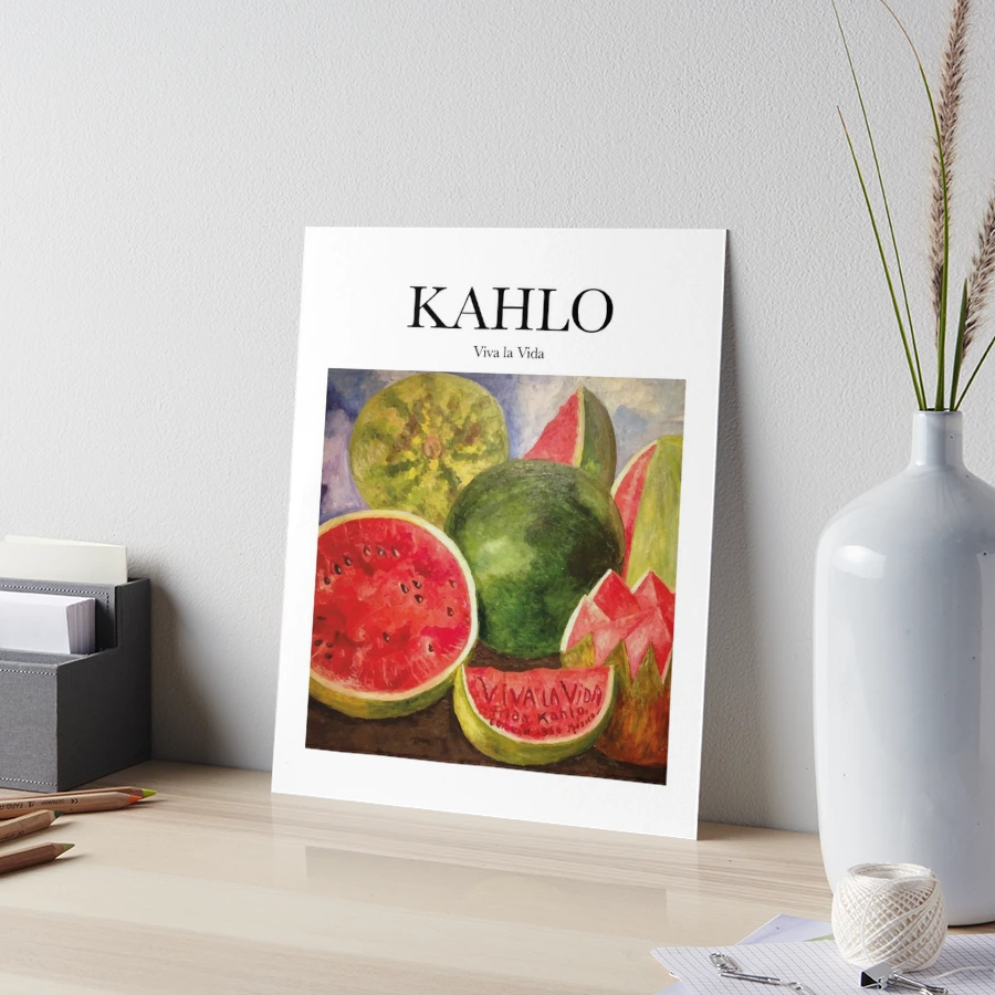 Kahlo - Viva la Vida Poster for Sale by Artilyshop1