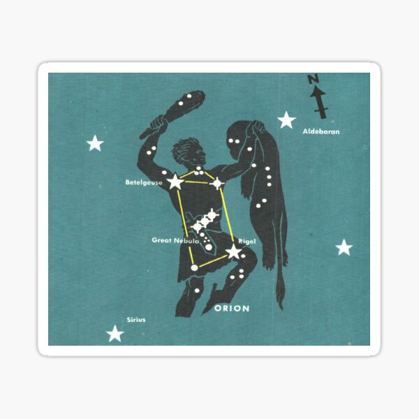 Item preview, Orion Constellation - Vintage Retro Star Map designed and sold by elevens.