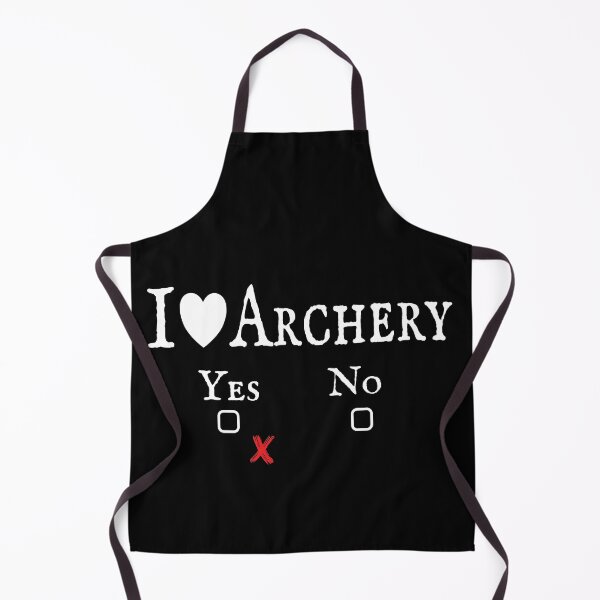 Item preview, I Love Archery, yes/no - funny archer, Archer Bow, Vintage Retro Distressed Design designed and sold by Provio.