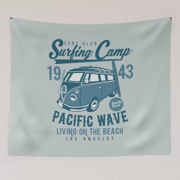 Item preview, Surfing camp, living on the beach - Awesome surfer Gift designed and sold by Teenation9.