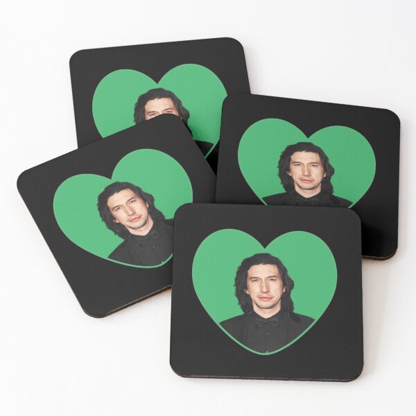 Item preview, Adam Driver Green & Black Heart Edit designed and sold by goon-squad.