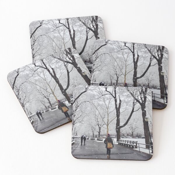 Item preview, Winter Park Scene, Snow Covered Trees designed and sold by MonocleSkully.