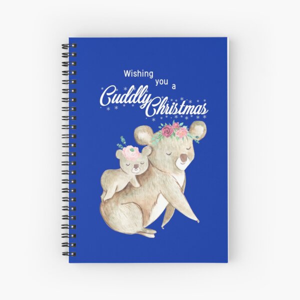 Peluche Koala Navidad Cuaderno de espiral