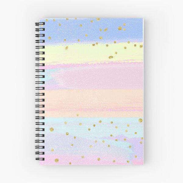 Item preview, Pastel Paint Strokes with Gold designed and sold by anabellstar design co.