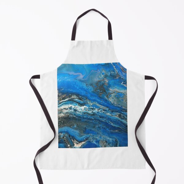 Item preview, Blue, black,white abstract designed and sold by Van Maulding.