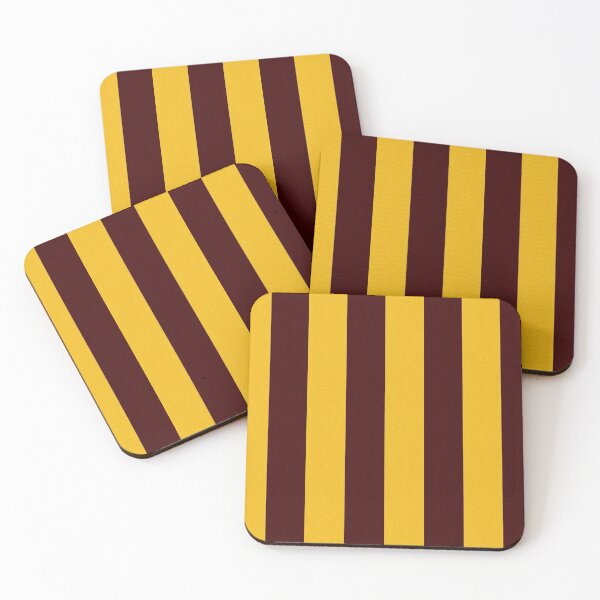 Item preview, Gold and Red House Colors Vertical Stripes designed and sold by Darcy777.