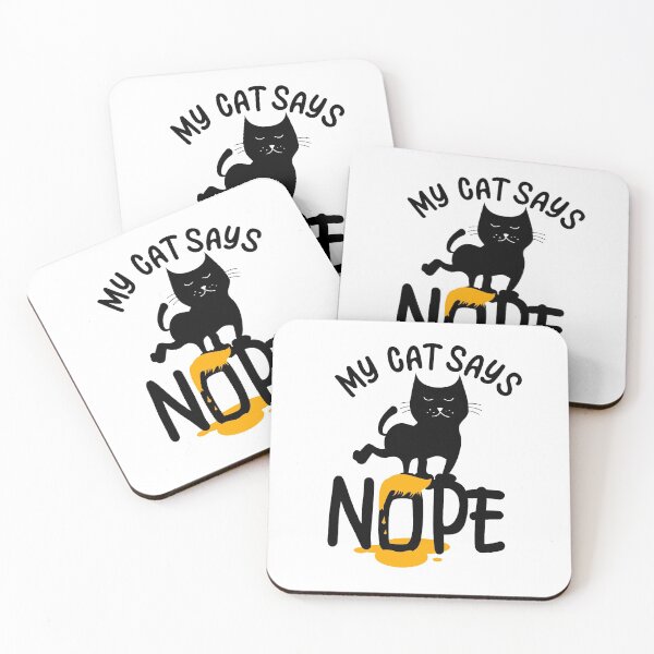 Item preview, Cat says nope to trump| funny gift designed and sold by hummyteez.