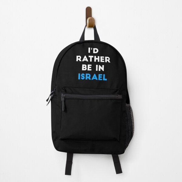 Item preview, I'd Rather Be in Israel (Blue) designed and sold by HebrewHipster.