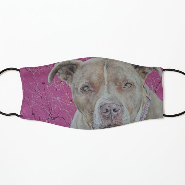 Ruby the beautiful Staffie dog Kids Mask