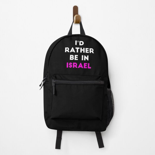 Item preview, I'd Rather Be in Israel (Pink) designed and sold by HebrewHipster.