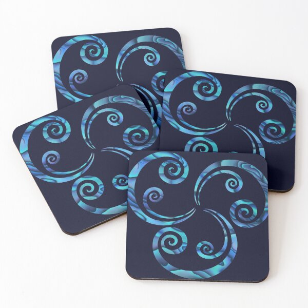 Item preview, Paua koru trio designed and sold by Mayakiwi.