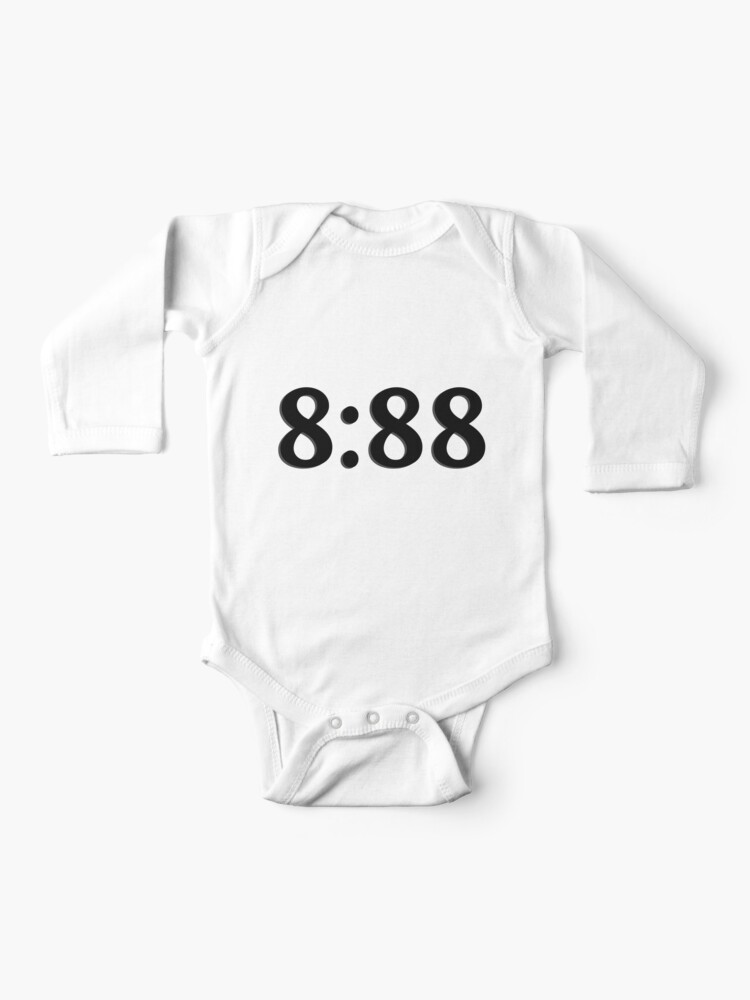 8 Angel Number Baby One Piece By Gloriasd14 Redbubble