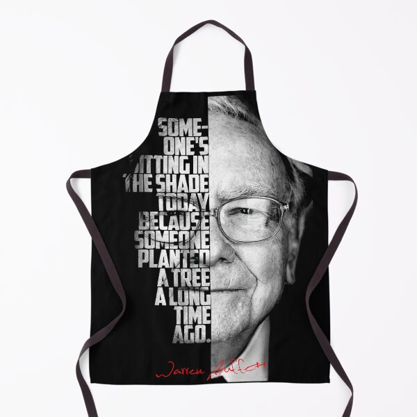 Item preview, Black and white WArren Buffet Entrepreneur quote. designed and sold by Enea Kelo.