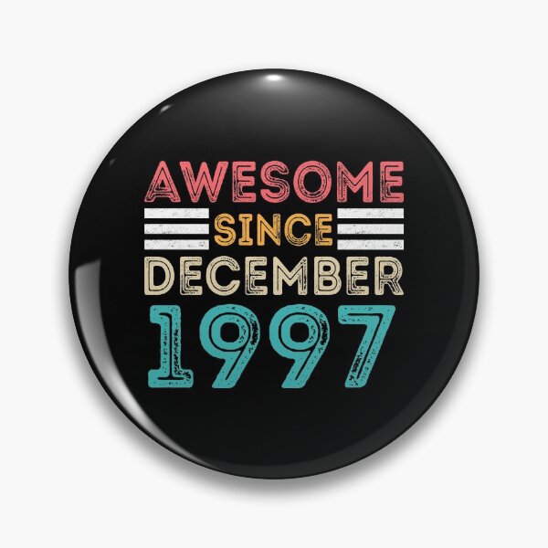 Item preview, Retro Vintage Birthday Gift - Awesome Since December 1997 designed and sold by meedTee.