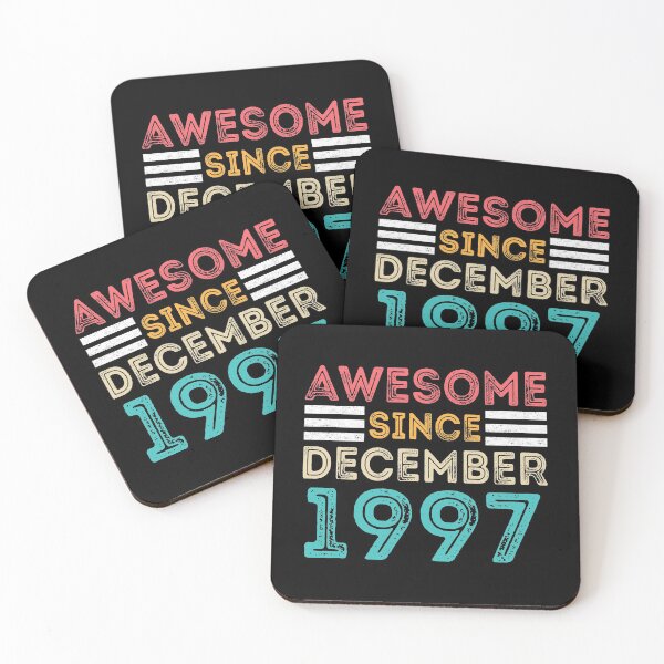 Item preview, Retro Vintage Birthday Gift - Awesome Since December 1997 designed and sold by meedTee.