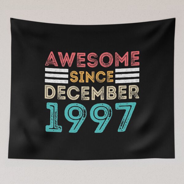 Item preview, Retro Vintage Birthday Gift - Awesome Since December 1997 designed and sold by meedTee.