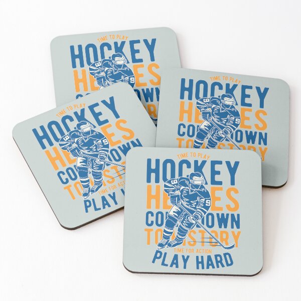Item preview, Time to play hard - Awesome hockey player Gift designed and sold by Teenation9.