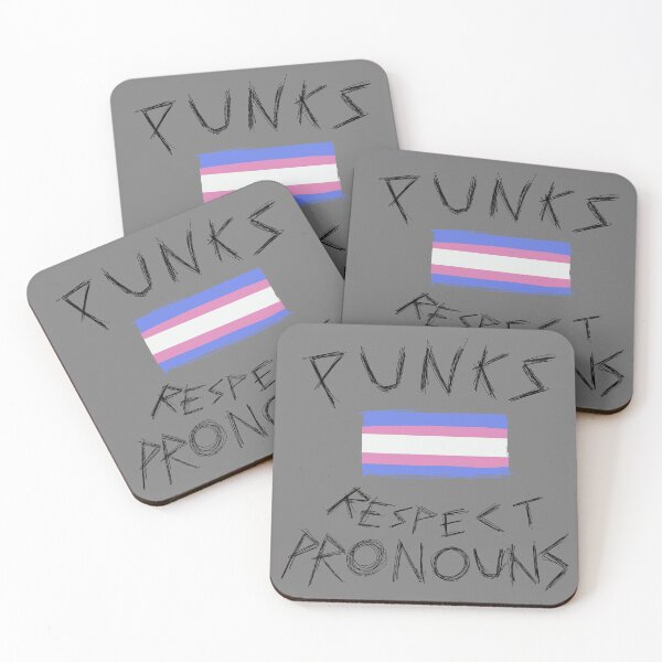 Item preview, Punks respect pronouns designed and sold by annoyingarts.