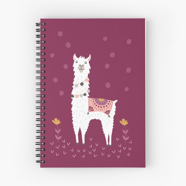 Item preview, Llama on Maroon designed and sold by latheandquill.