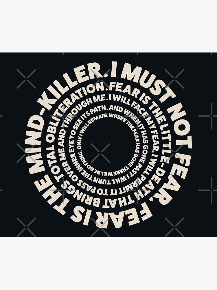 Dune Litany Against Fear Design by justjonboy