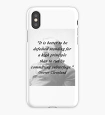 High Principle - Grover Cleveland iPhone Case/Skin