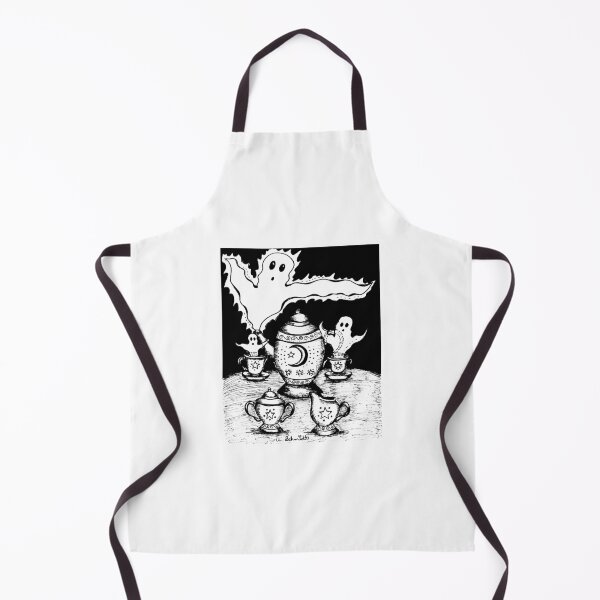 Item preview, Spooky Ghost Tea Party designed and sold by Intergalactic Unicorn: Art by Anna Schmidt.