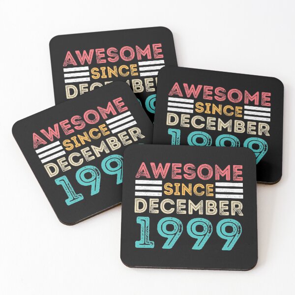 Item preview, Retro Vintage Birthday Gift - Awesome Since December 1999 designed and sold by meedTee.