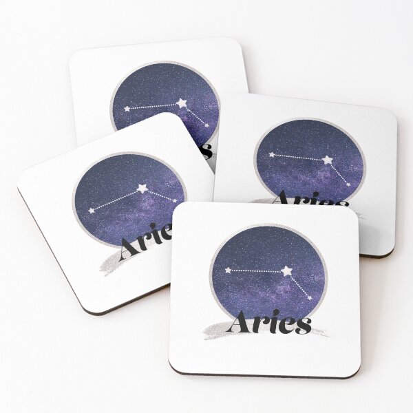 Artikelvorschau, Galaxy Zodiac Constellation - Widder entworfen und verkauft von sunkissedgrafix.