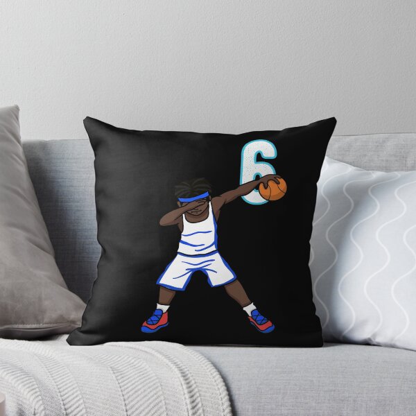 Item preview, Cool Basketball Baller Bball Player Number 6 Blue White Team School League Sports Tournament designed and sold by VollLaser.