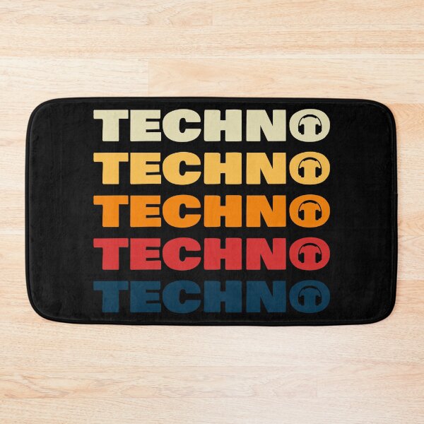 Item preview, Techno Music Summer Retro Headphones designed and sold by NoMatterLab.