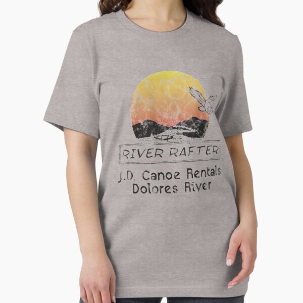 Aperçu de l'œuvre Dolores River Canoe Rentals River Rafter (en détresse) créée et vendue par n0l4n.
