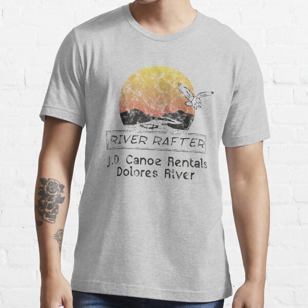 Dolores River Canoe Rentals River Rafter (distressed) Essential T-Shirt