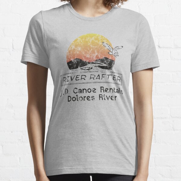 Dolores River Canoe Rentals River Rafter (distressed) Essential T-Shirt
