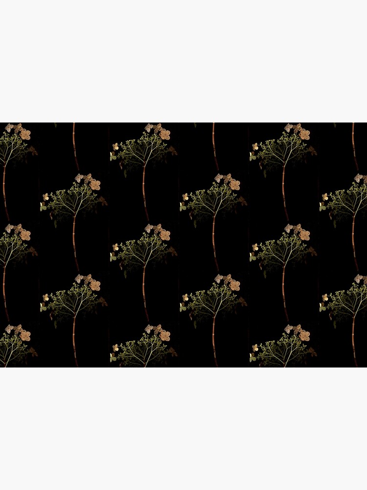 Thumbnail 6 of 6, Bath Mat, Tranquility Hydrangea Dark Floral designed and sold by LindasPhotoArt.