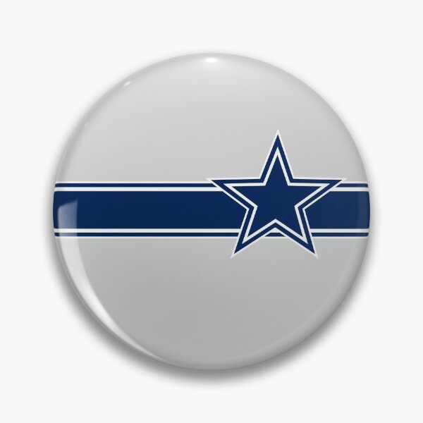 Item preview, White Star with Blue Line on a Silver Background designed and sold by SeaStories88.
