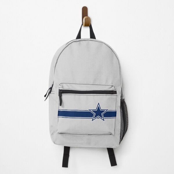 Item preview, White Star with Blue Line on a Silver Background designed and sold by SeaStories88.
