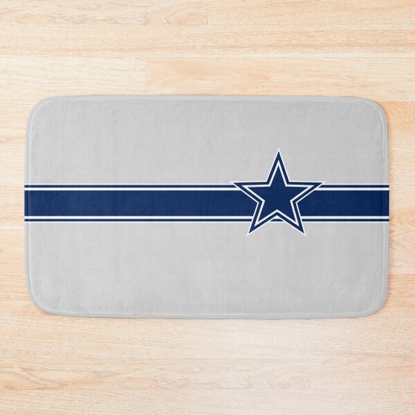 Item preview, White Star with Blue Line on a Silver Background designed and sold by SeaStories88.