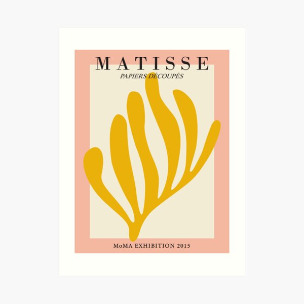 Henri Matisse - Découpe de feuilles - Papiers Découpés - Neuf Impression artistique