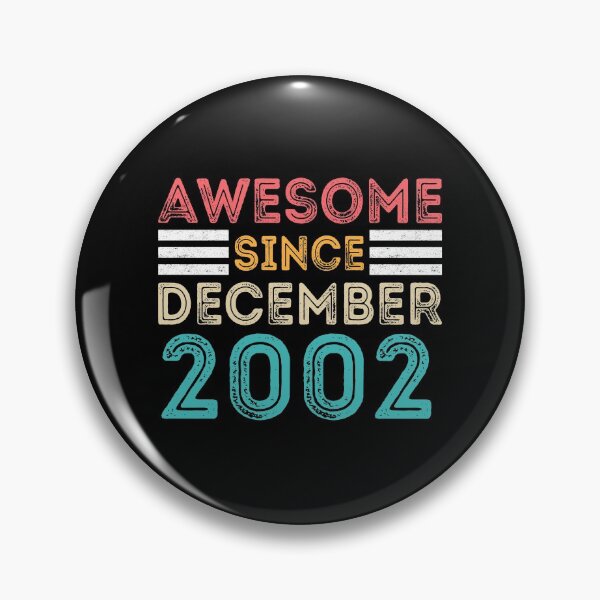 Item preview, Retro Vintage Birthday Gift - Awesome Since December 2002 designed and sold by meedTee.