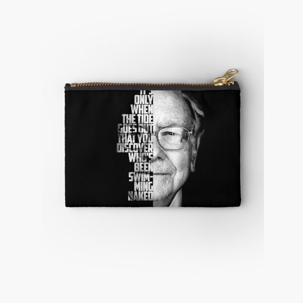 Item preview, Black and white WArren Buffet Entrepreneur quote. designed and sold by Enea Kelo.