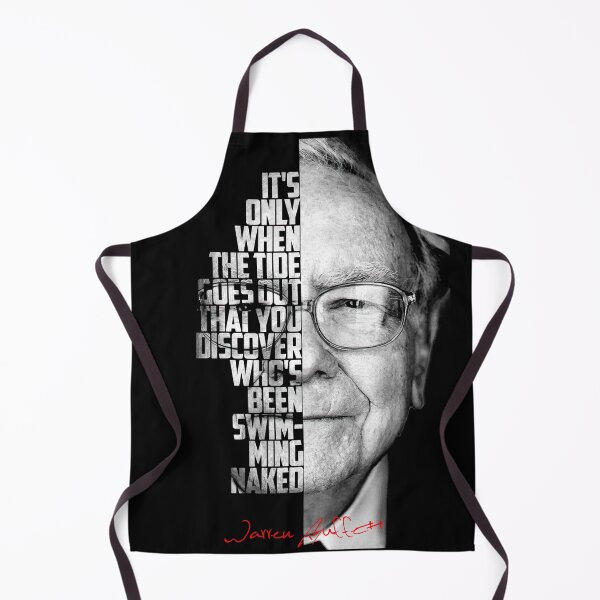 Item preview, Black and white WArren Buffet Entrepreneur quote. designed and sold by Enea Kelo.