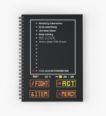 Cuaderno de espiral Llene con DETERMINACIÓN - ¡Cuaderno!
