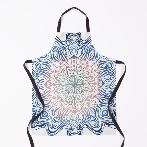 Item preview, Blue, Pink and Green Swirly Mandala Pattern designed and sold by Zurickdesigns.