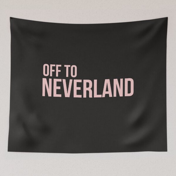 Item preview, Off to Neverland Millennial Pink designed and sold by FandomTrading.