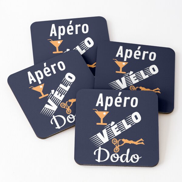 Item preview, apero velo dodo humor gift for orange blue background designed and sold by sex-sansbol.