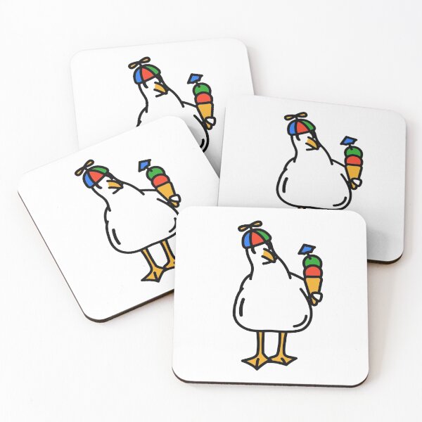 Item preview, Happy Seagull With Ice Cream designed and sold by hadicazvysavaca.
