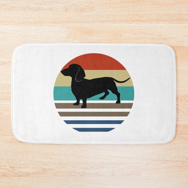Item preview, Dachshund dachshund dog silhouette retro dogs designed and sold by bitcam18.