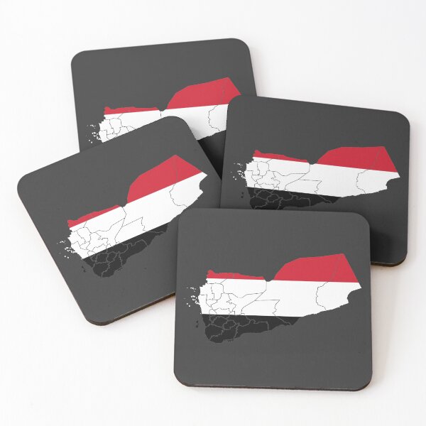 Item preview, Yemen Flag Map with regions designed and sold by Alo.