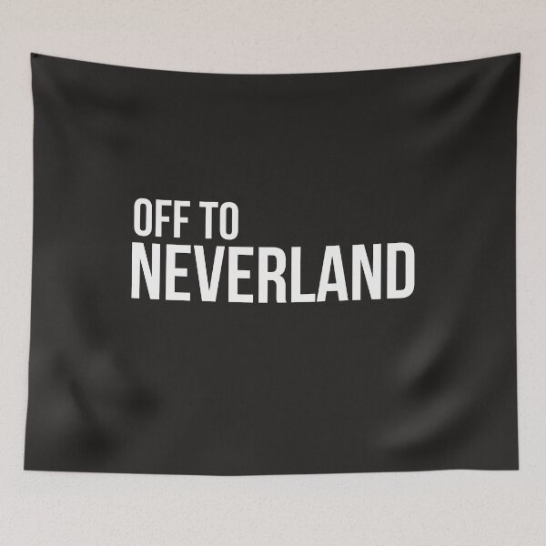 Item preview, Off to Neverland White designed and sold by FandomTrading.